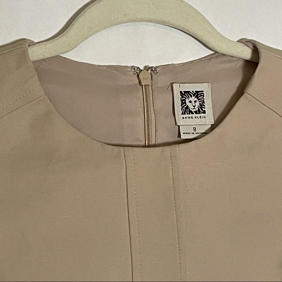 Anne Klein aline tank career dress tan size 8 - Picture 4 of 13